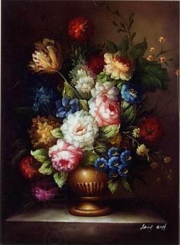 unknow artist Floral, beautiful classical still life of flowers.051 oil painting picture